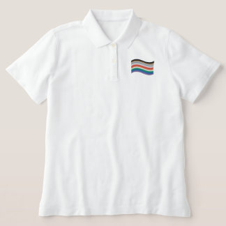 Inclusive Pride Flag Embroidered Shirt