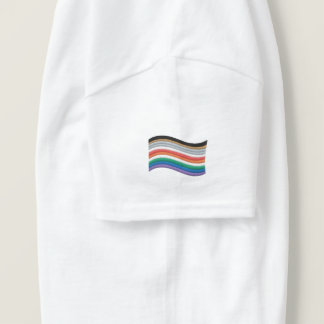 Inclusive Pride Flag Embroidered Shirt