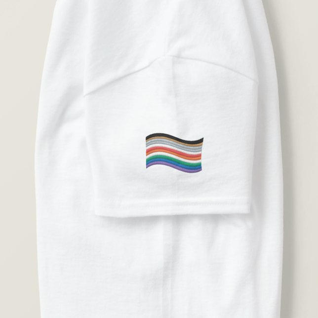 Inclusive Pride Flag Embroidered Shirt (Design Right)