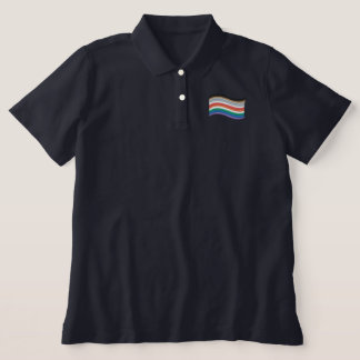 Inclusive Pride Flag Embroidered Shirt