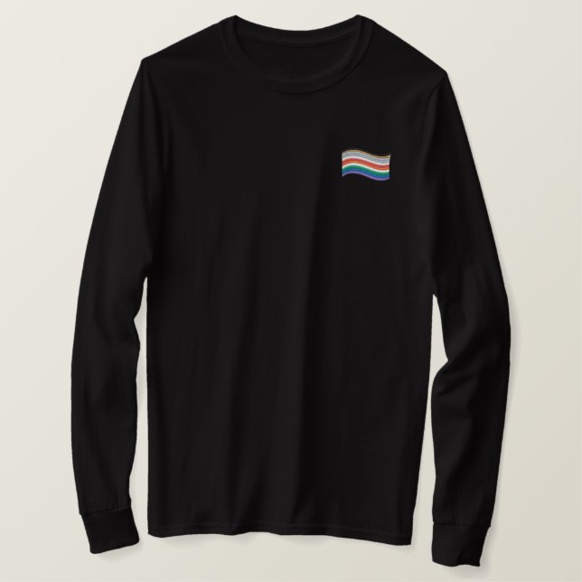 Inclusive Pride Flag Embroidered Shirt (Design Front)
