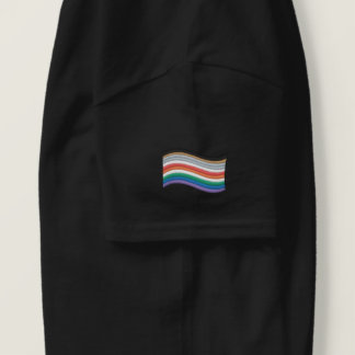 Inclusive Pride Flag Embroidered Shirt