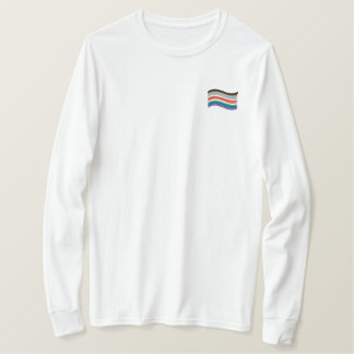 Inclusive Pride Flag Embroidered Shirt