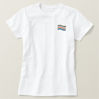 Inclusive Pride Flag Embroidered Shirt