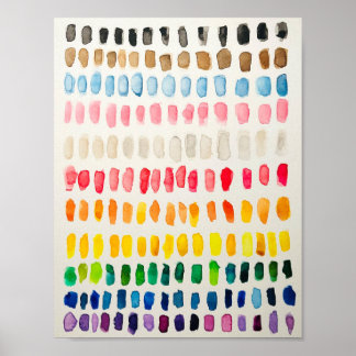 Inclusive Pride Flag Watercolor Poster Art Print