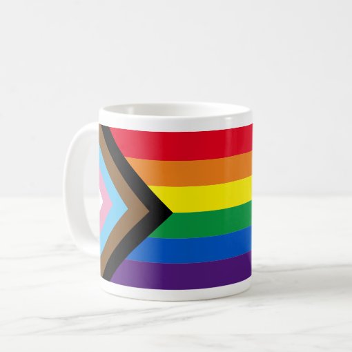 Inclusive Rainbow Lgbtq Gay Diversity Flag Coffee Mug Zazzle