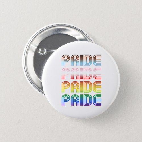 Inclusive Retro Pride Button