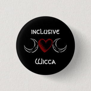 inclusive Wicca badge Pinback Button