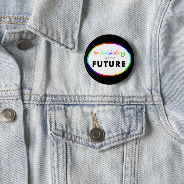 Inclusivity is the FUTURE Neurodiversity Awareness Button (In Situ)