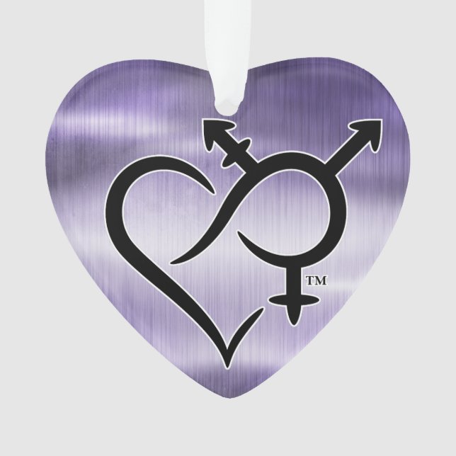 Inclusivity & Love Symbol Ornament (Front)