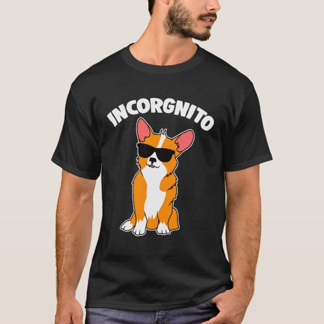Incognito Corgi T-Shirt (Front)