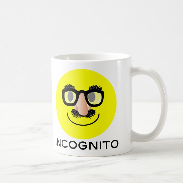 'incognito FACE MUG (Right)