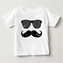 incognito - funny mustache and cool shades