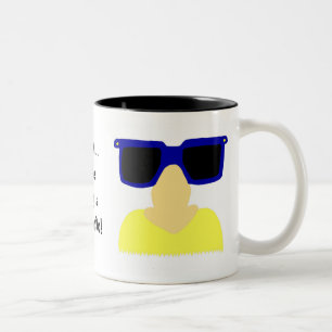 Incognito Mustache & Glasses Blonde Mug