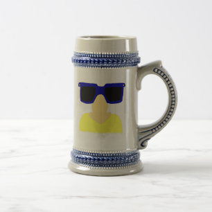 Incognito Mustache & Glasses Blonde Stein