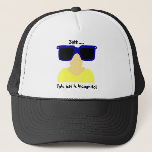 Incognito Mustache & Glasses Hat