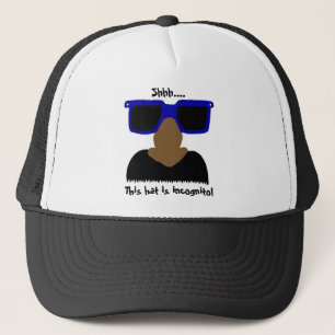 Incognito Mustache & Glasses Hat
