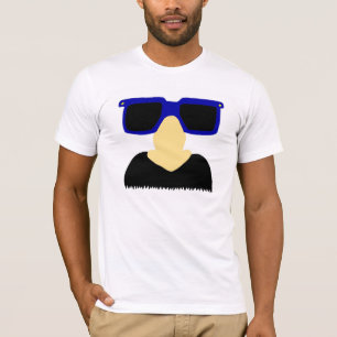 Incognito Mustache & Glasses Mens Crew Neck Tee