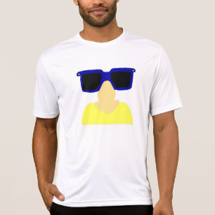 Incognito Mustache & Glasses Mens Performance Tee