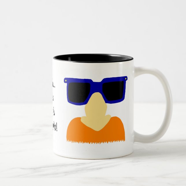 Incognito Mustache & Glasses Mug (Right)