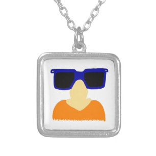 Incognito Mustache & Glasses Necklace