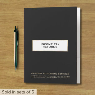 Income Tax Folders for Accountants and CPAs