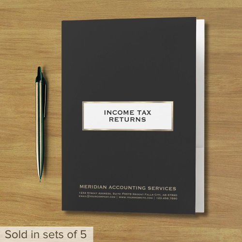 Income Tax Folders for Accountants and CPAs