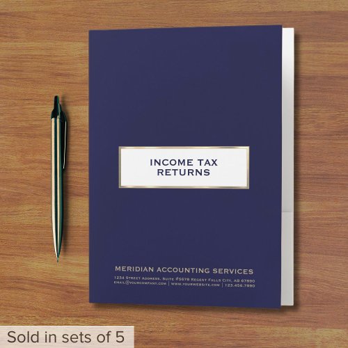 Income Tax Folders for Clients