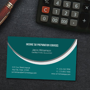 Income Tax Preparation   Business Card