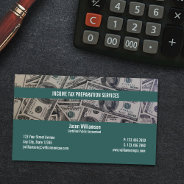 Income Tax Preparation   Business Card at Zazzle