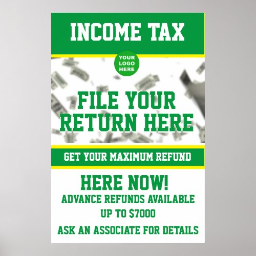 Income Tax Service Poster