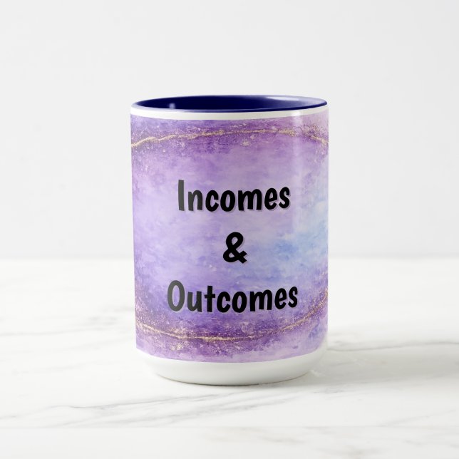 Incomes & Outcomes Mug (Center)