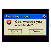 INCOMING PRAYER - (Front Horizontal)