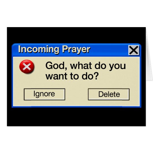INCOMING PRAYER - CARDS (Front Horizontal)