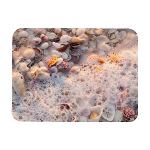 Incoming Surf And Seashells On Sanibel Island Magnet