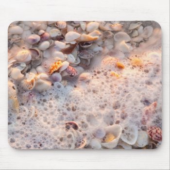 Incoming Surf And Seashells On Sanibel Island Mouse Pad by tothebeach at Zazzle