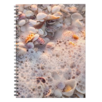 Incoming Surf And Seashells On Sanibel Island Notebook by tothebeach at Zazzle