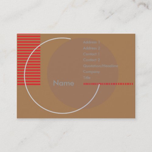 Incomplete - Chubby Business Card Templates