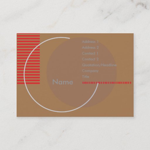 Customizable Incomplete - Chubby Business Card Templates