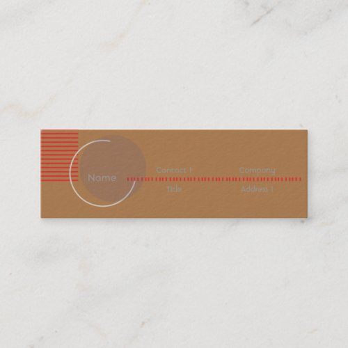 Incomplete - Skinny Business Cards