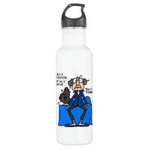 Incomplete Then Finished Marriage Humor Water Bottle