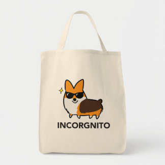 Incorgnito Tote Bag - Red Tricolor Corgi