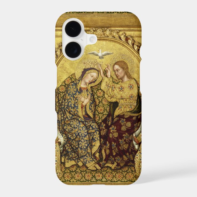 INCORONATION OF VIRGIN by Gentile Da Fabriano iPhone Case (Back)