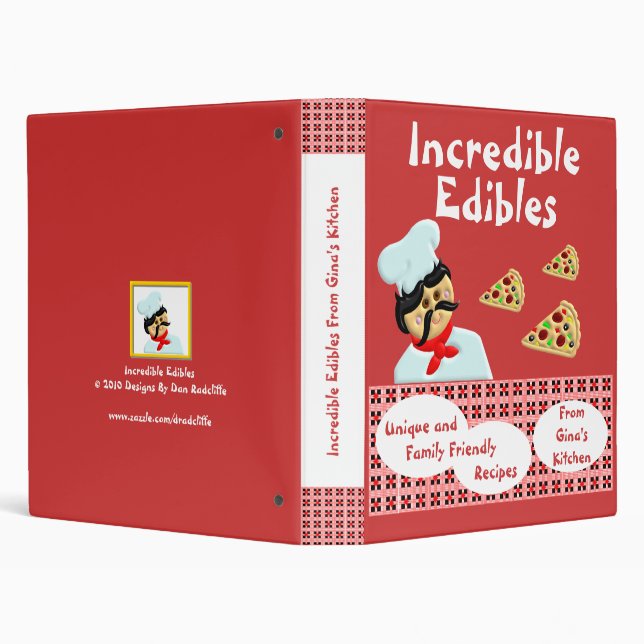 Incredible Edibles 3 Ring Binder (Background)