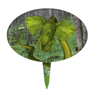 Incredible Elephant Python Cake Topper