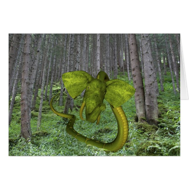 Incredible Elephant Python Cards (Front Horizontal)