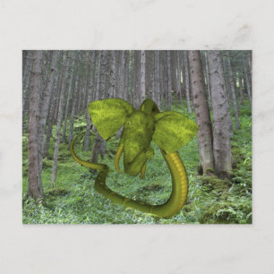 Incredible Elephant Python Postcard