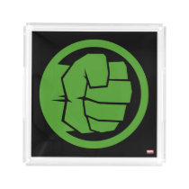 Incredible Hulk Logo Acrylic Tray