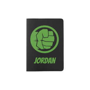 Incredible Hulk Logo - Add Your Name Passport Holder