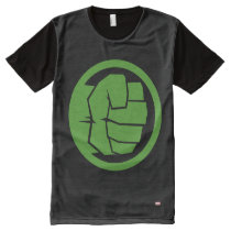 Incredible Hulk Logo All-Over-Print T-Shirt